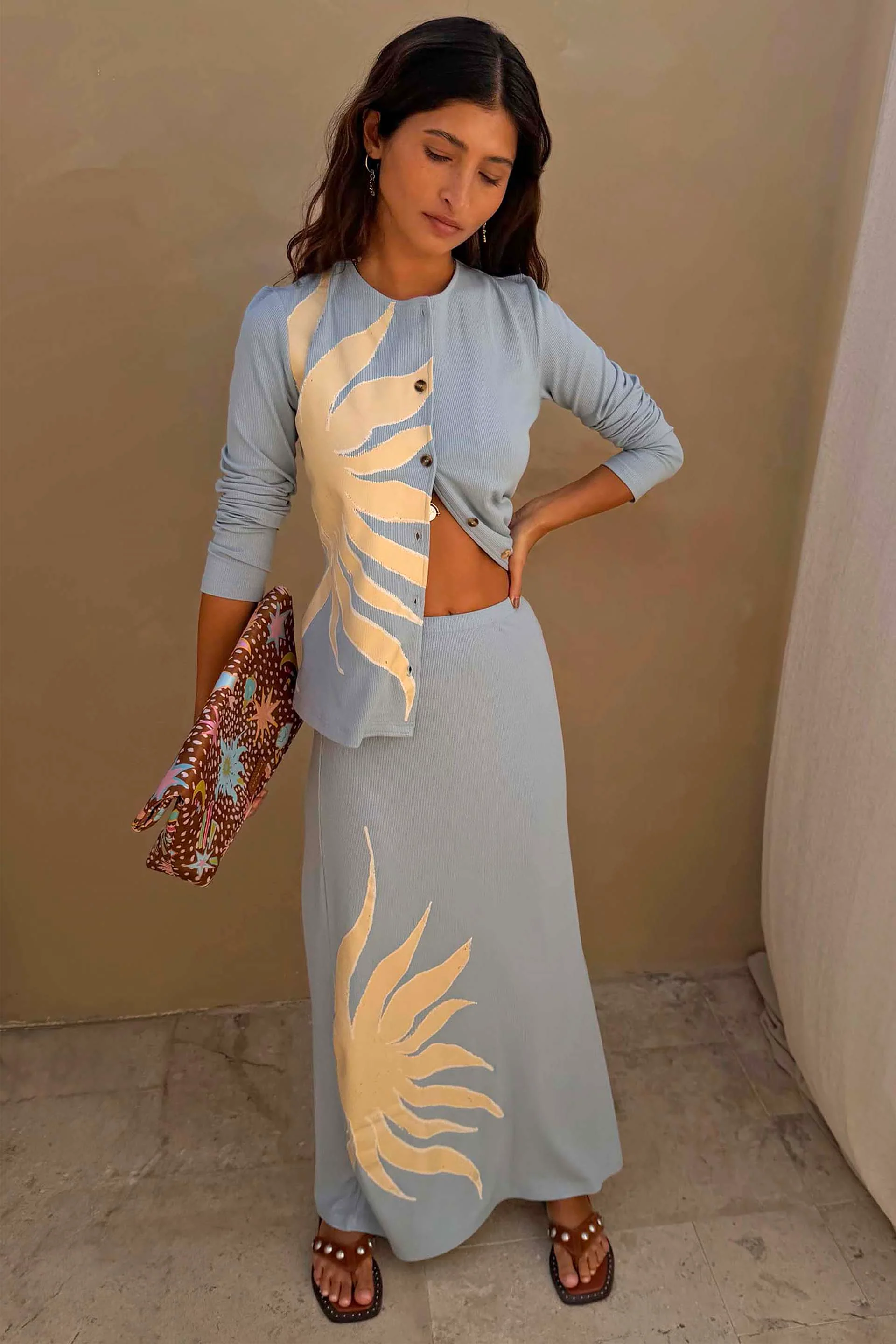 Ice Blue Sol Dorris Skirt - Image 2