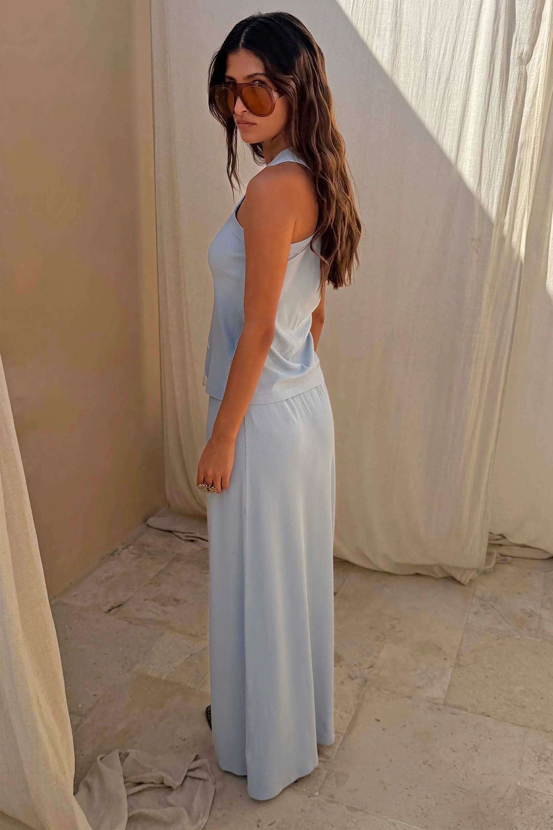 Ice Blue Sol Dorris Skirt - Image 6