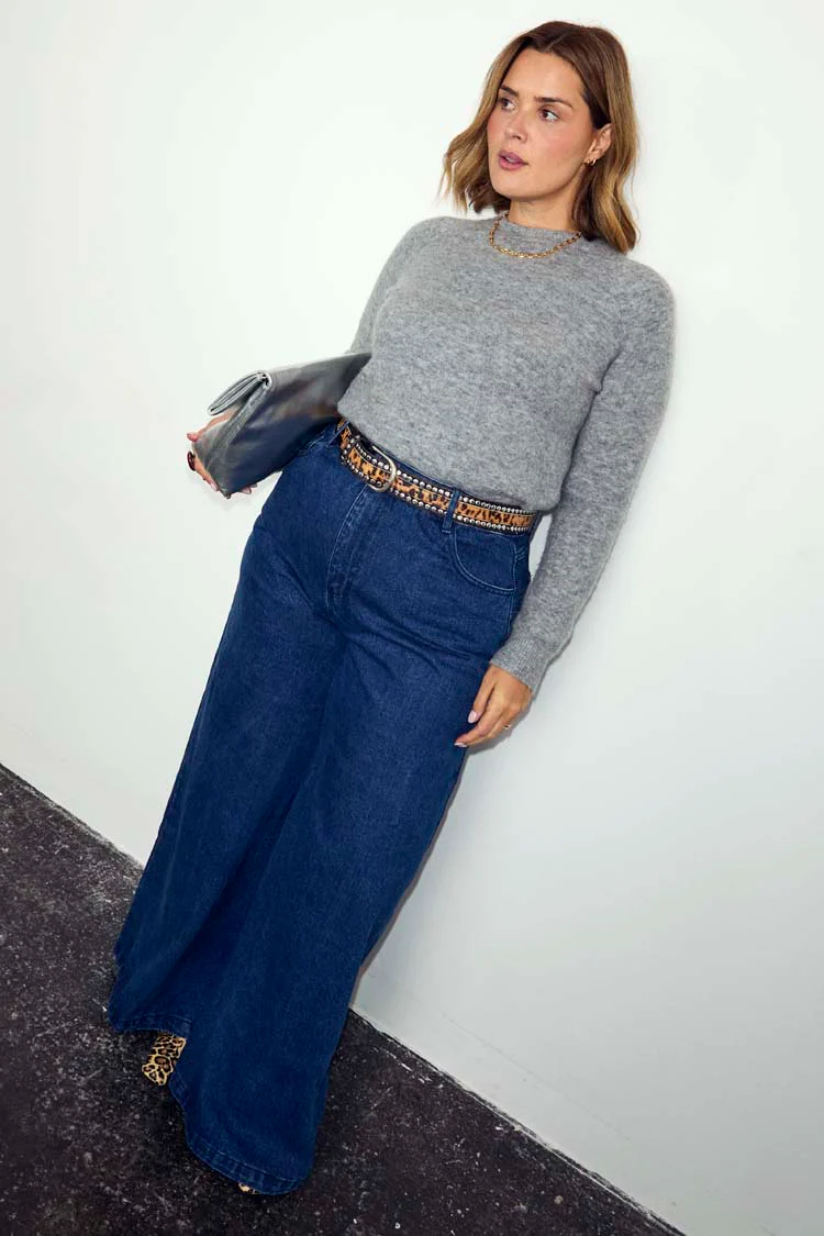 Blue Denim Pallazzo Jan Jean - Image 3