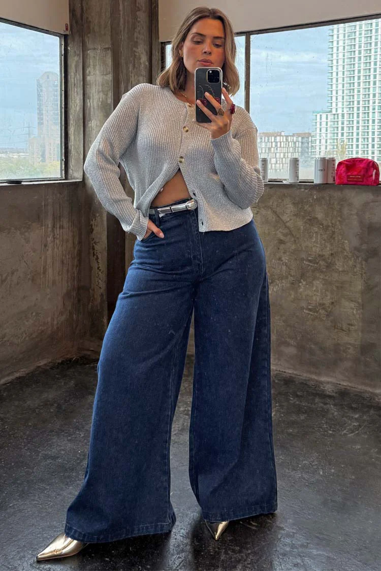 Blue Denim Pallazzo Jan Jean - Image 6