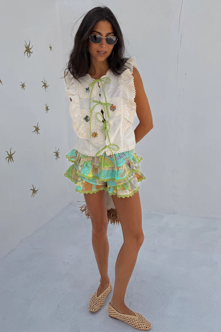 Isla Ruffle Shorts - Image 6