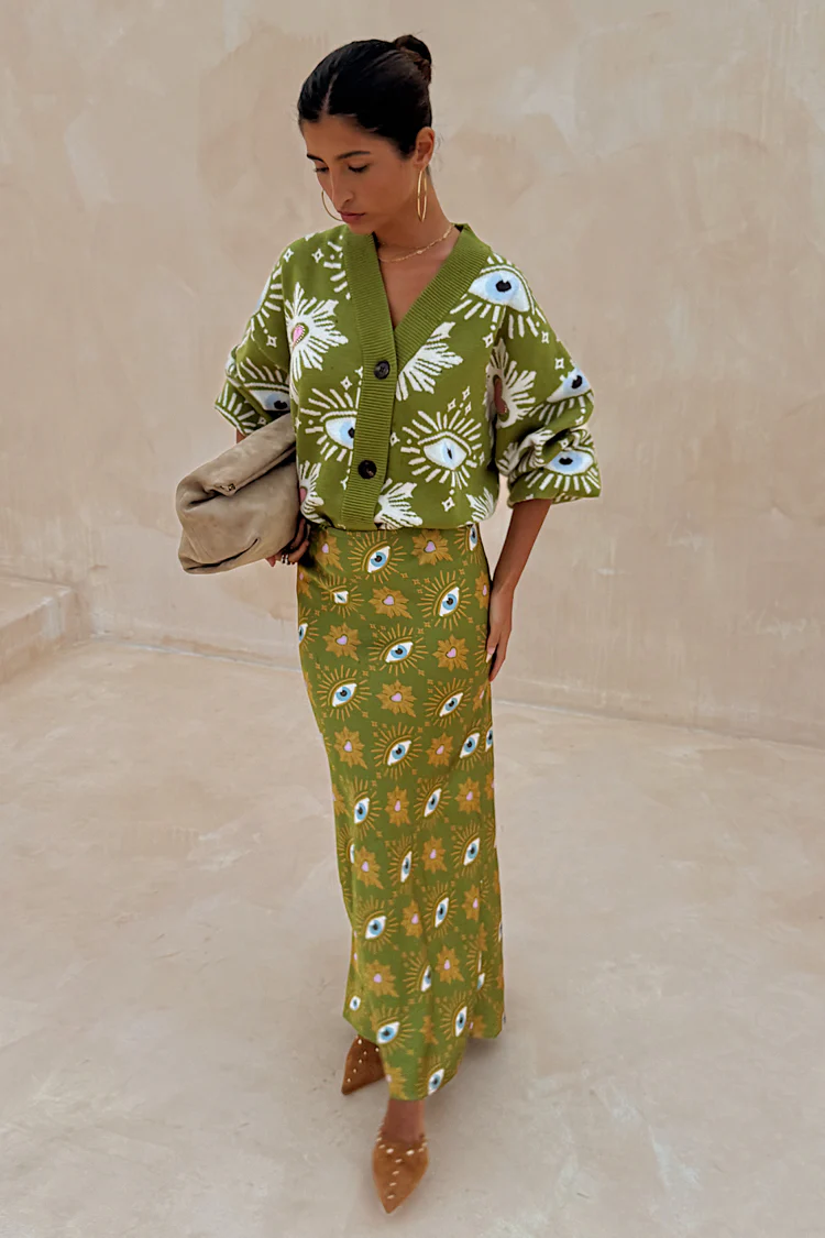 Khaki Eye Dorris Skirt - Image 3