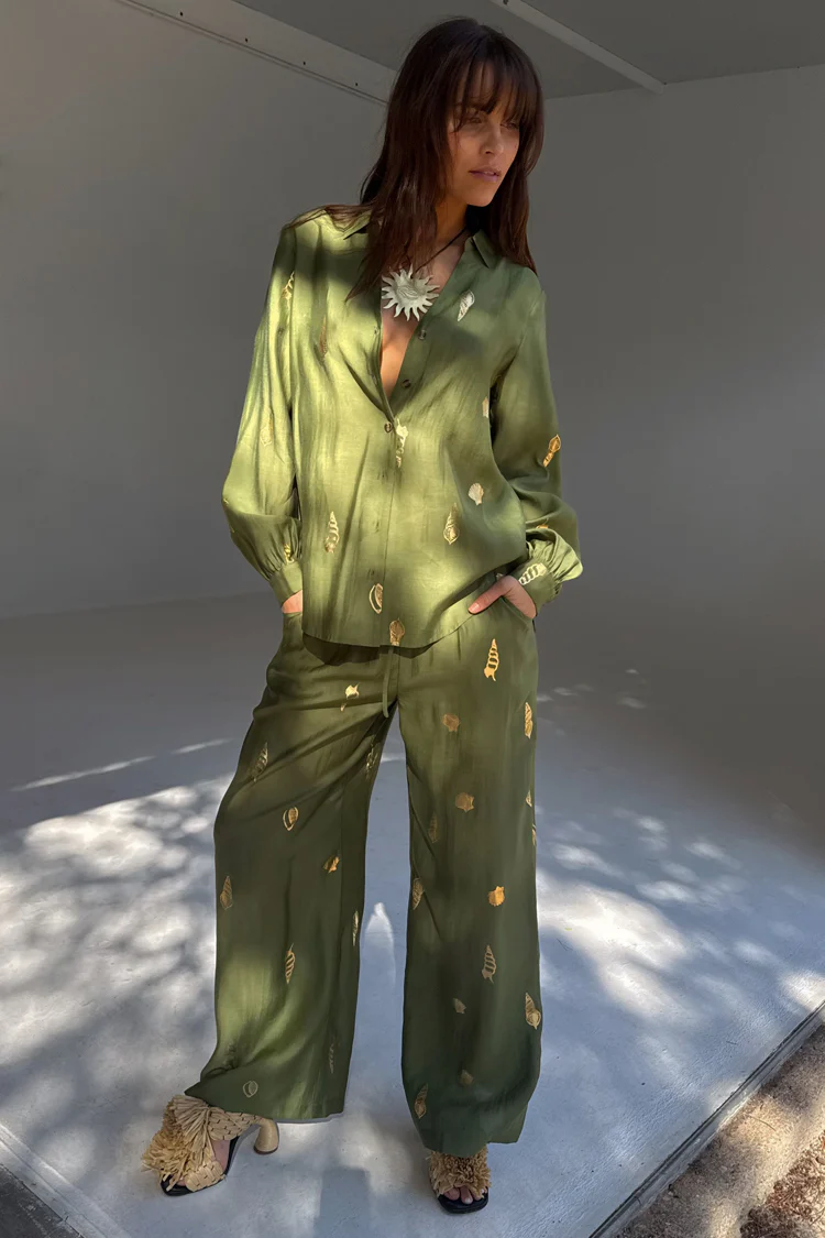 Khaki Shell Trousers - Image 6