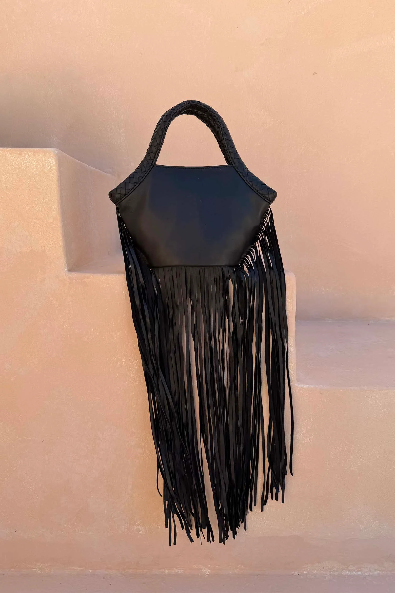 Leather Fringe Bag - Image 4
