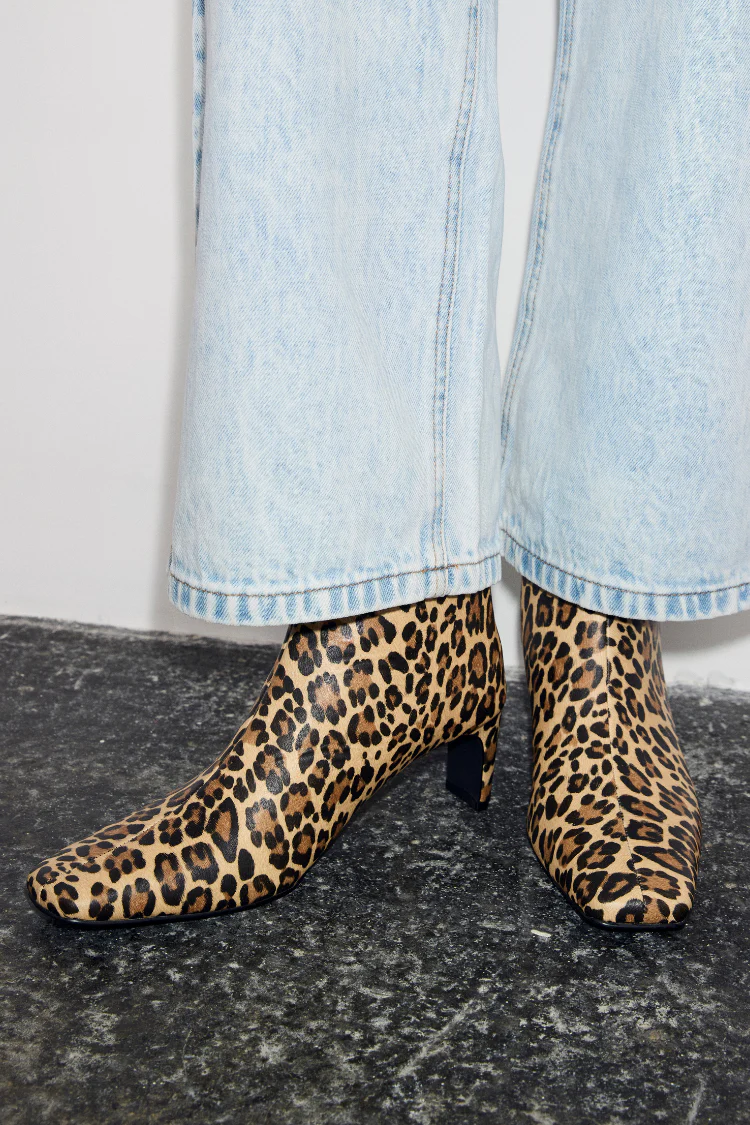 Leopard Heel Boots - Image 2
