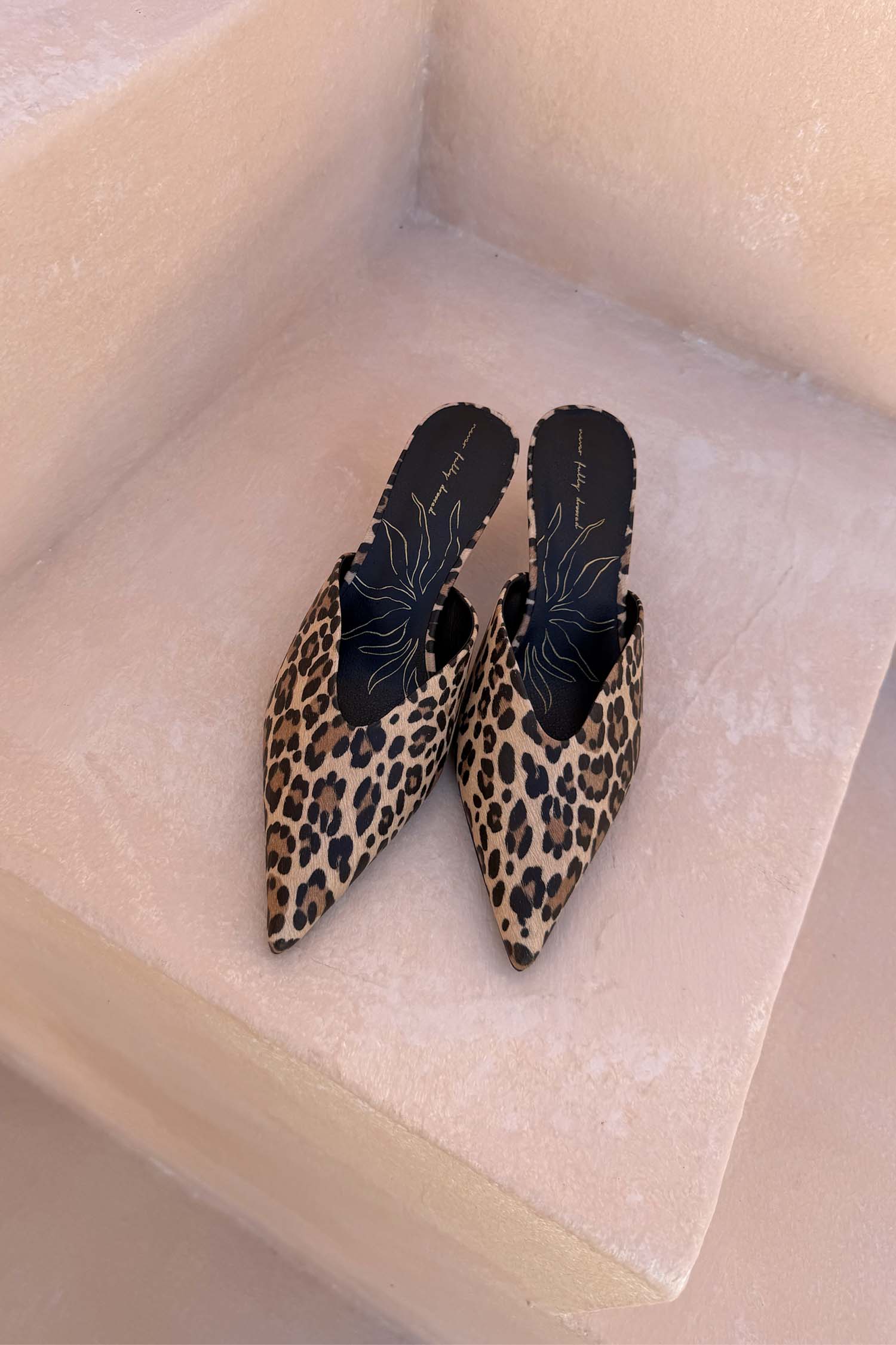Leopard Heel Mules - Image 2