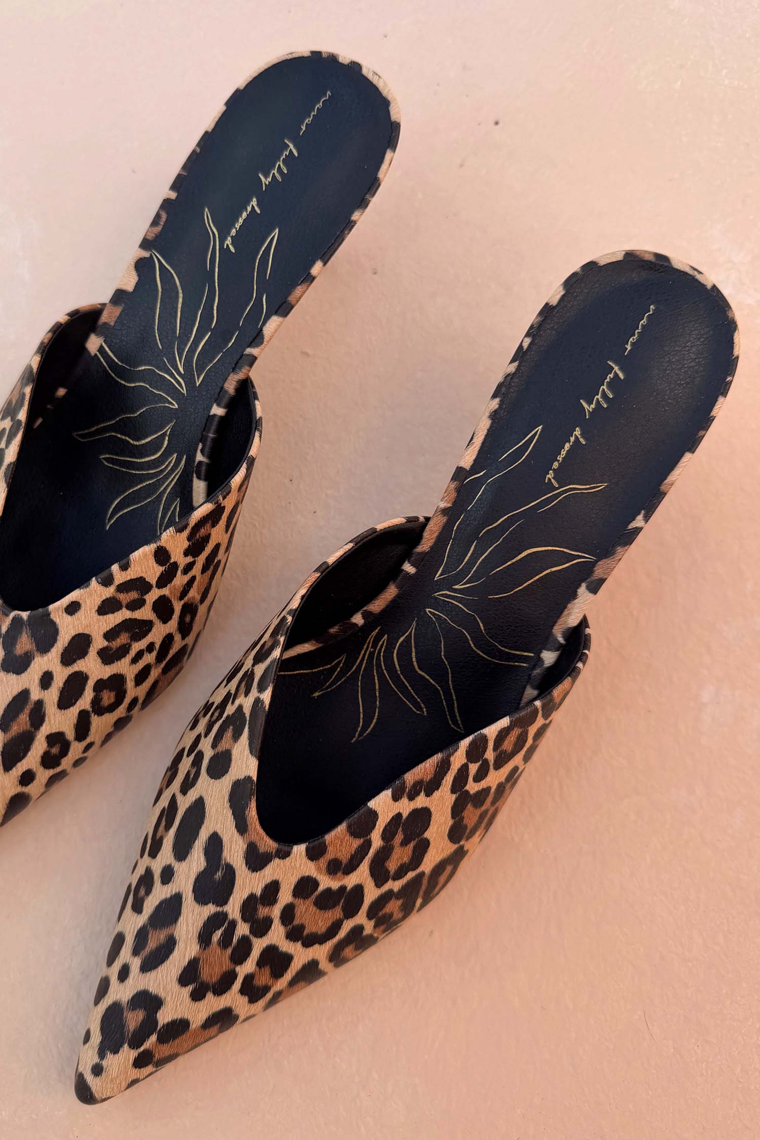 Leopard Heel Mules - Image 7