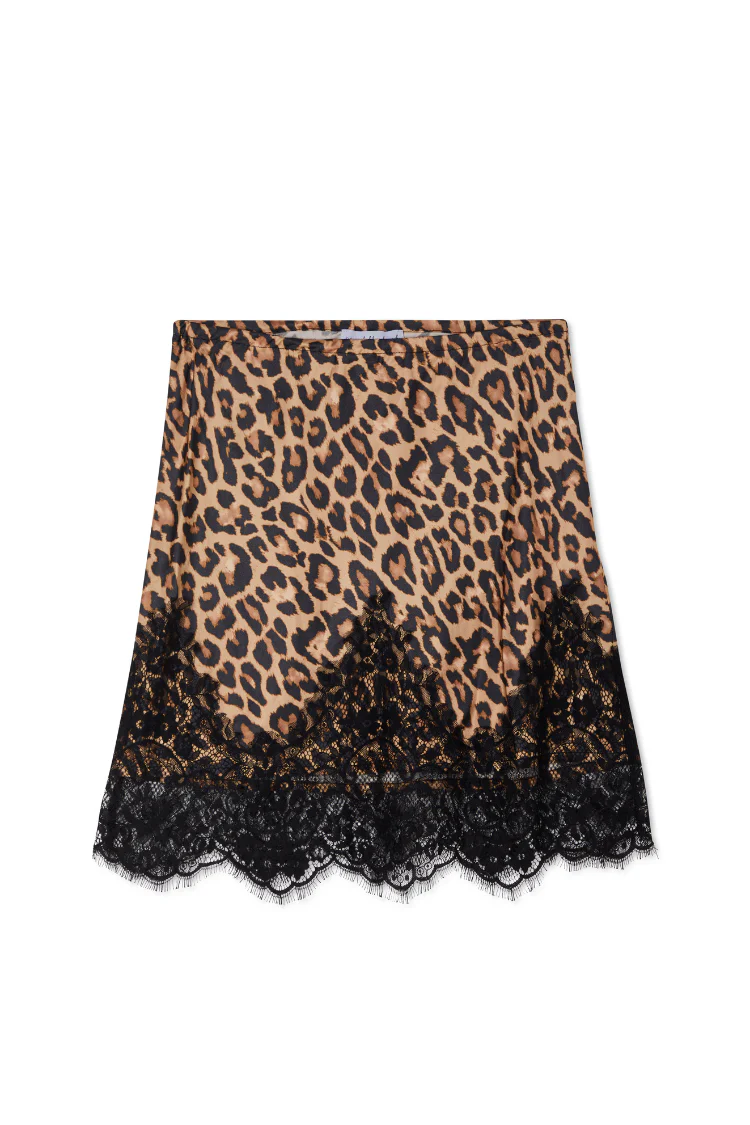 Leopard Lace Mini Maeva Skirt - Image 13
