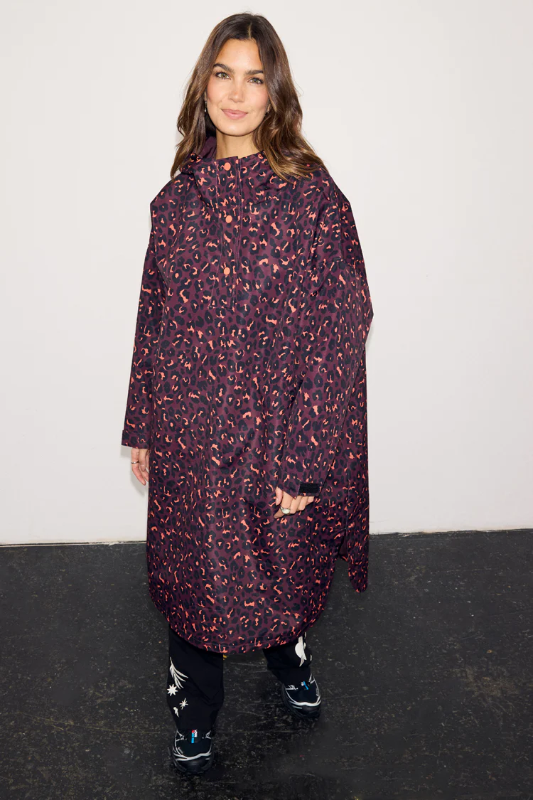 Dark Leopard Rain Mac - Image 5