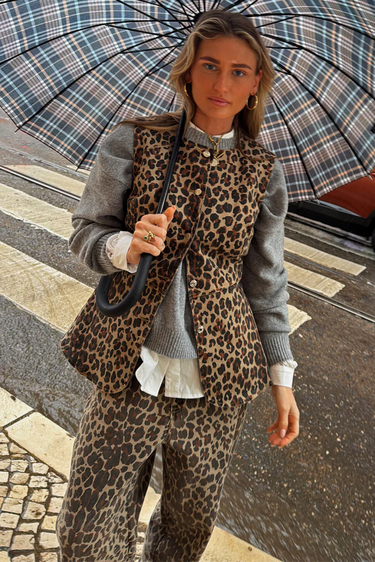 Leopard Waistcoat - Image 5