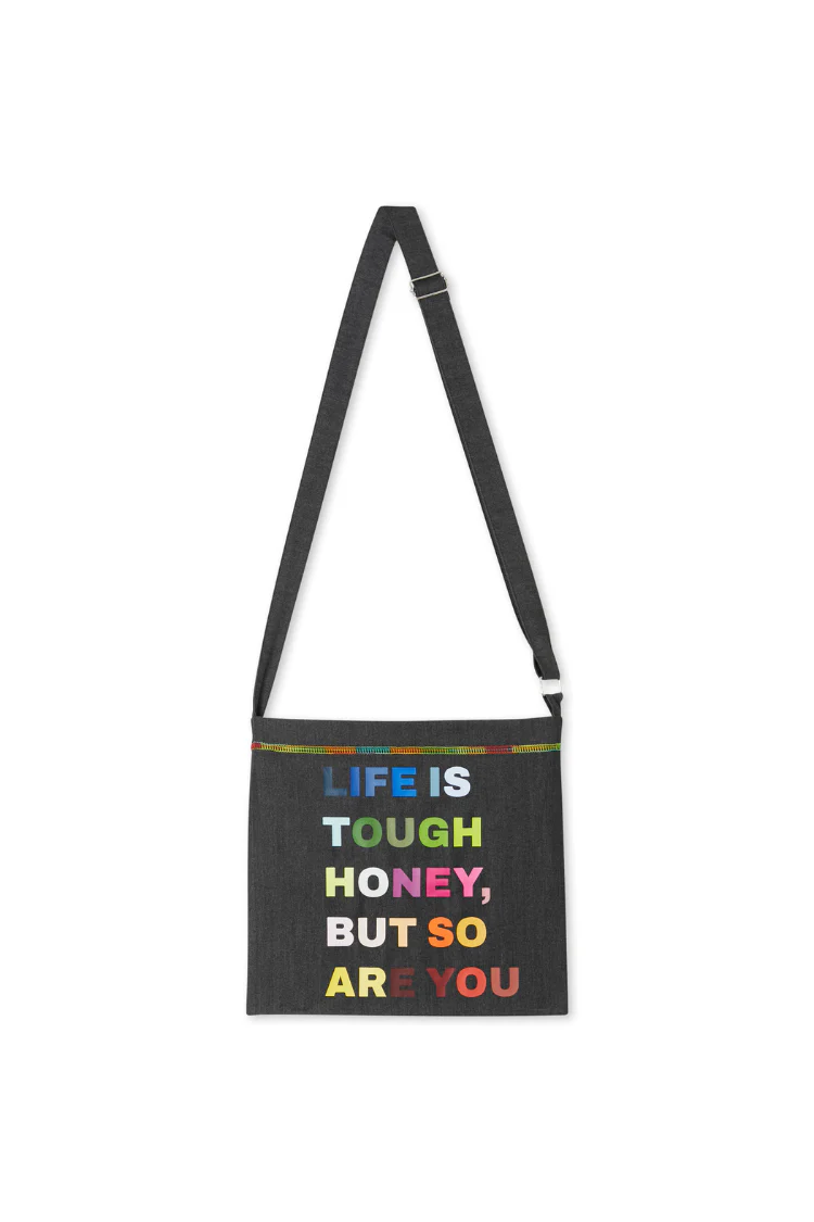 Charcoal Life is Tough Honey Drainage Bag - Image 8