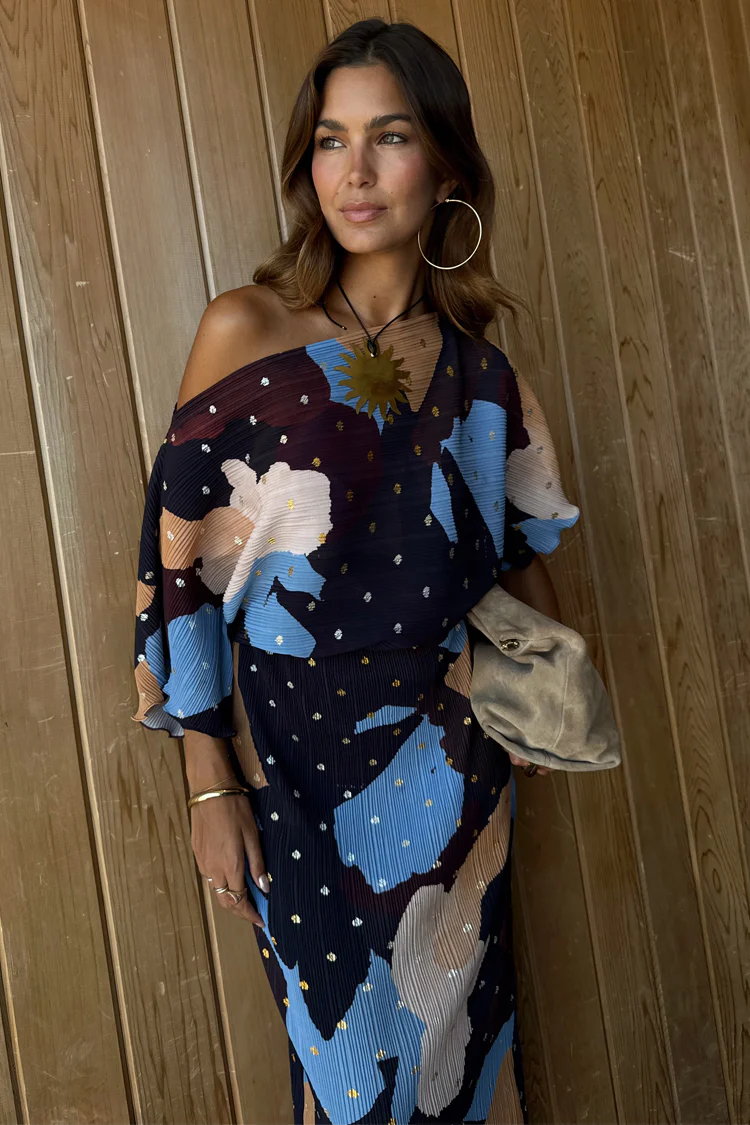 Mara Abstract Tilly Dress Petite - Image 4