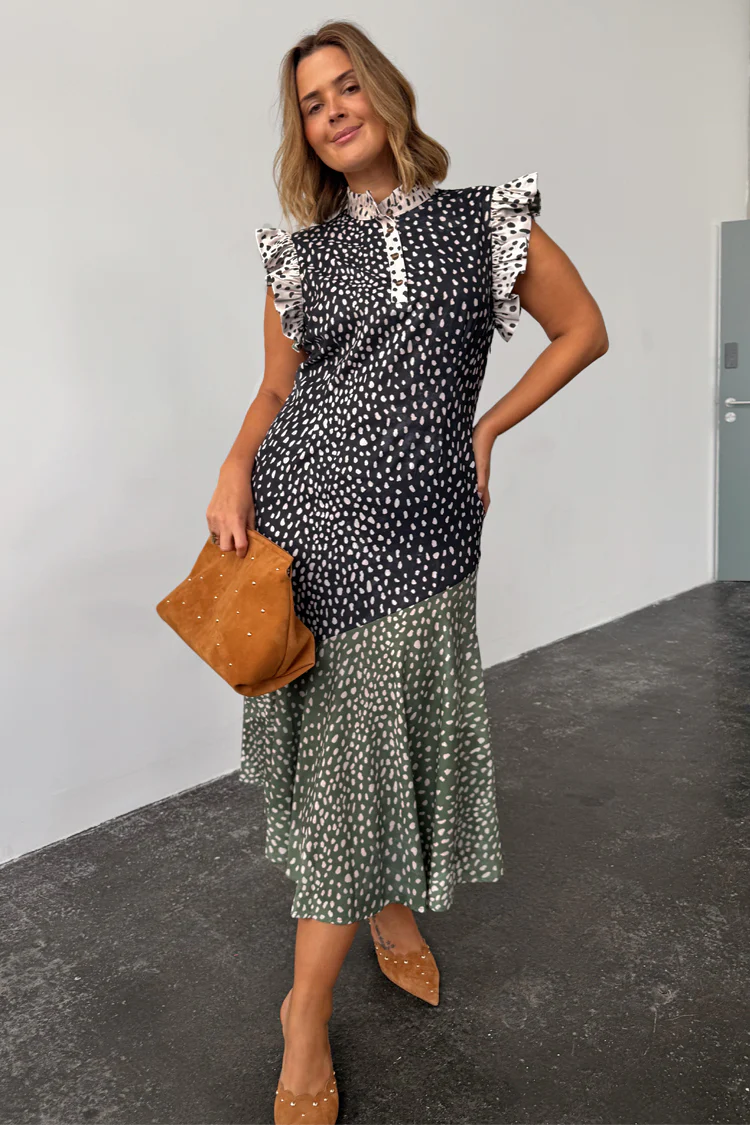 Mix Fawn Spot Remi Dress - Image 4