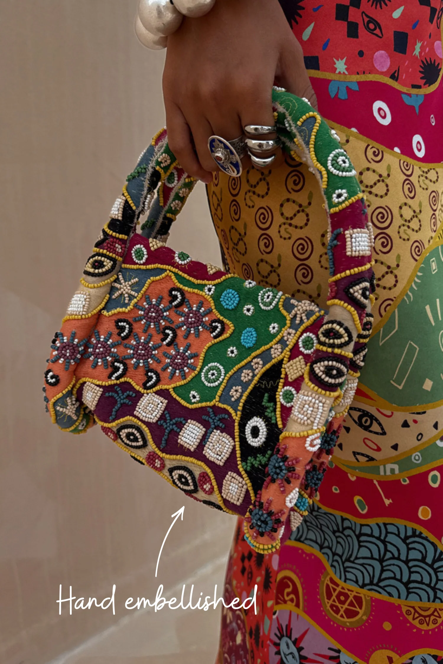 Morocco Beaded Bag - Image 2
