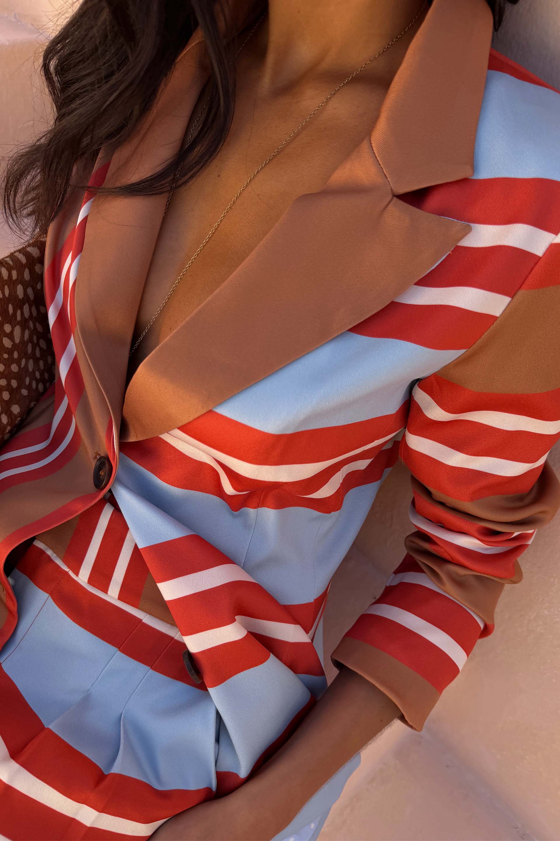 Multi Stripe Blazer - Image 3