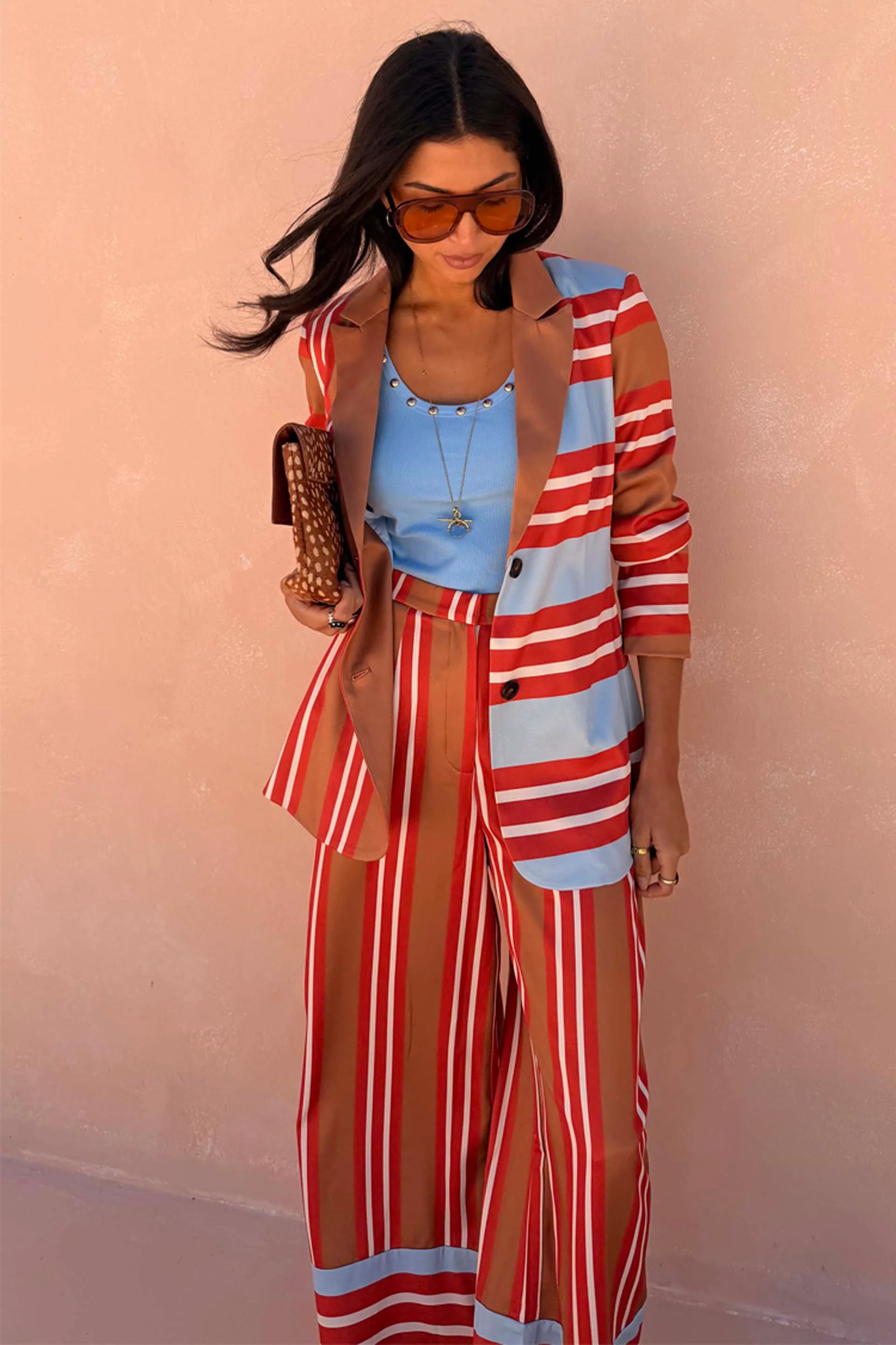 Multi Stripe Marnie Trousers - Image 4