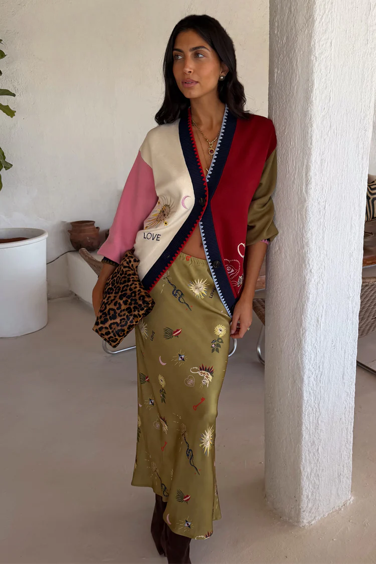 Olive Mystical Dorris Skirt - Image 3