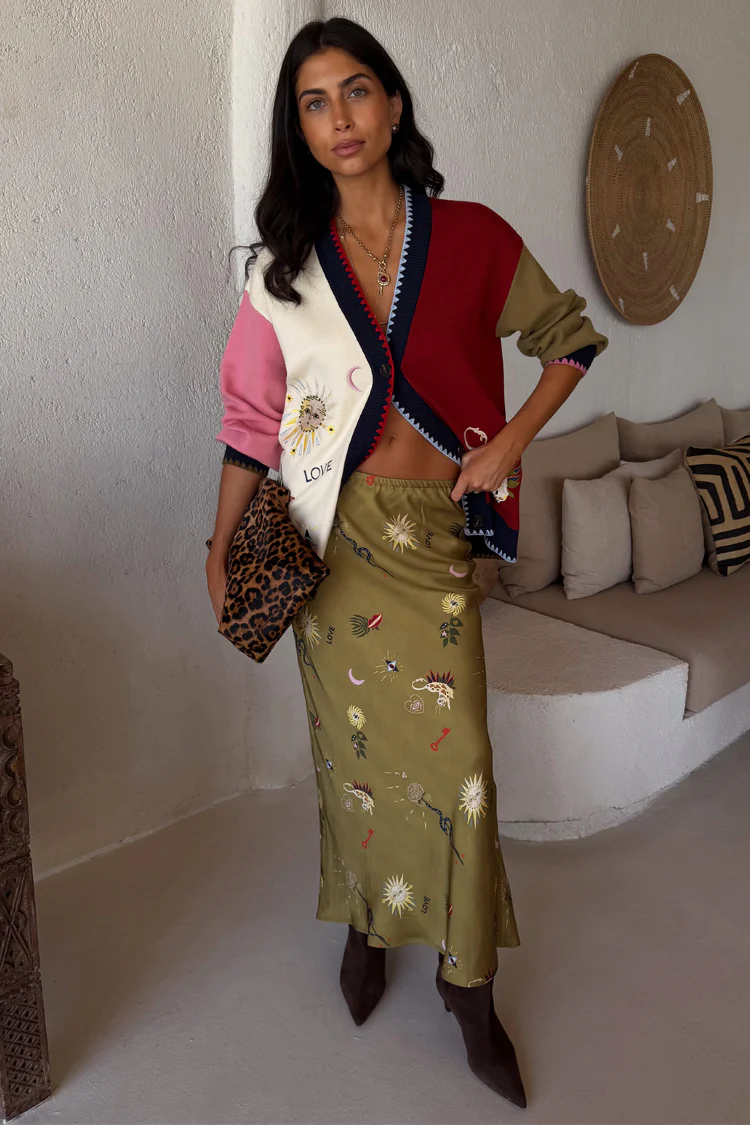 Olive Mystical Dorris Skirt - Image 8