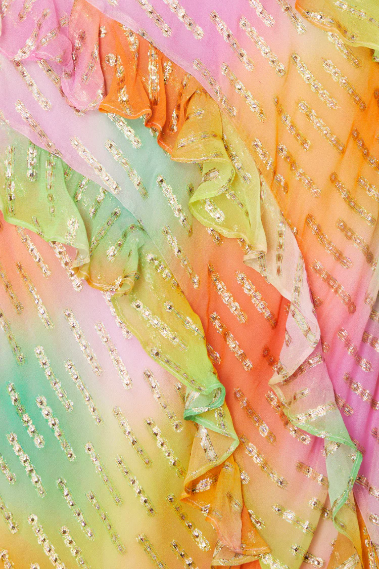 Ombre Jacquard Faro Dress - Image 10