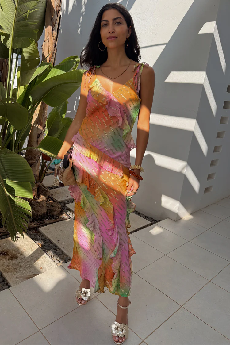 Ombre Jacquard Faro Dress - Image 3