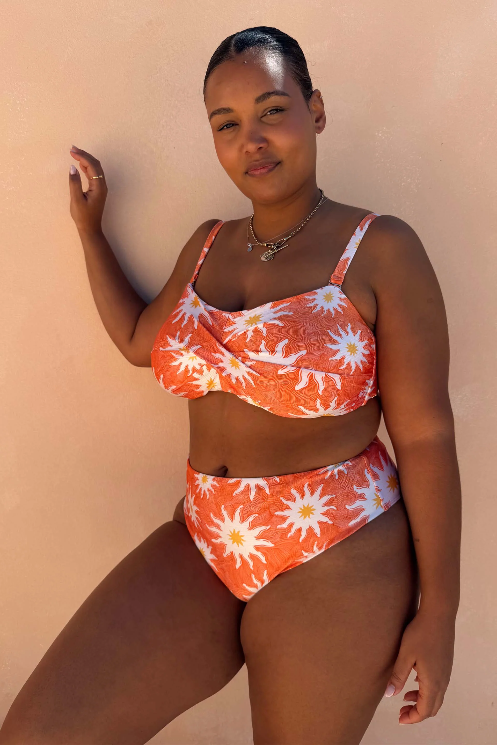 Orange Sun Bandeau Bikini Top - Image 5