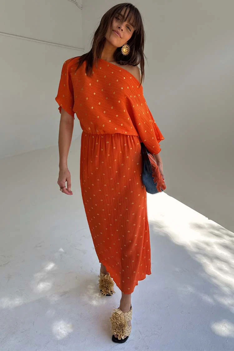 Orange Tilly Dress - Image 2