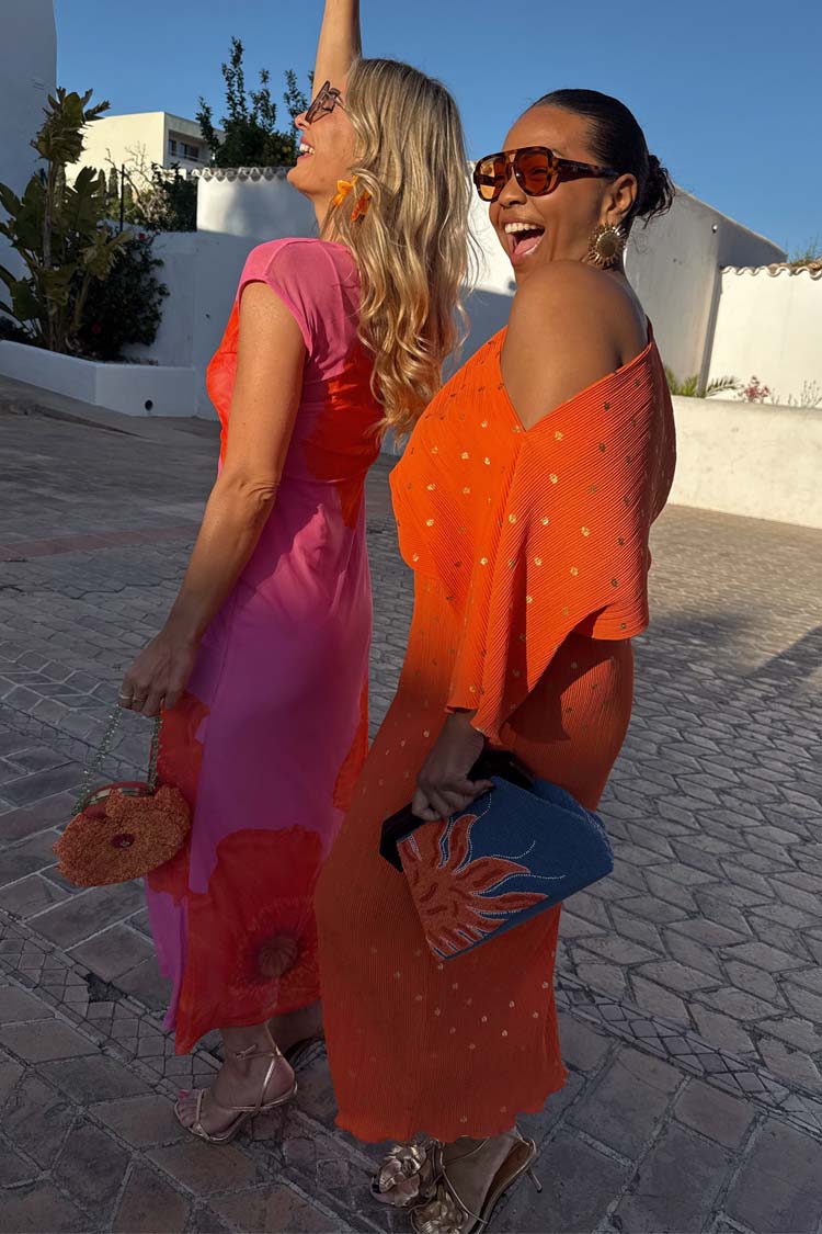 Orange Tilly Dress - Image 8