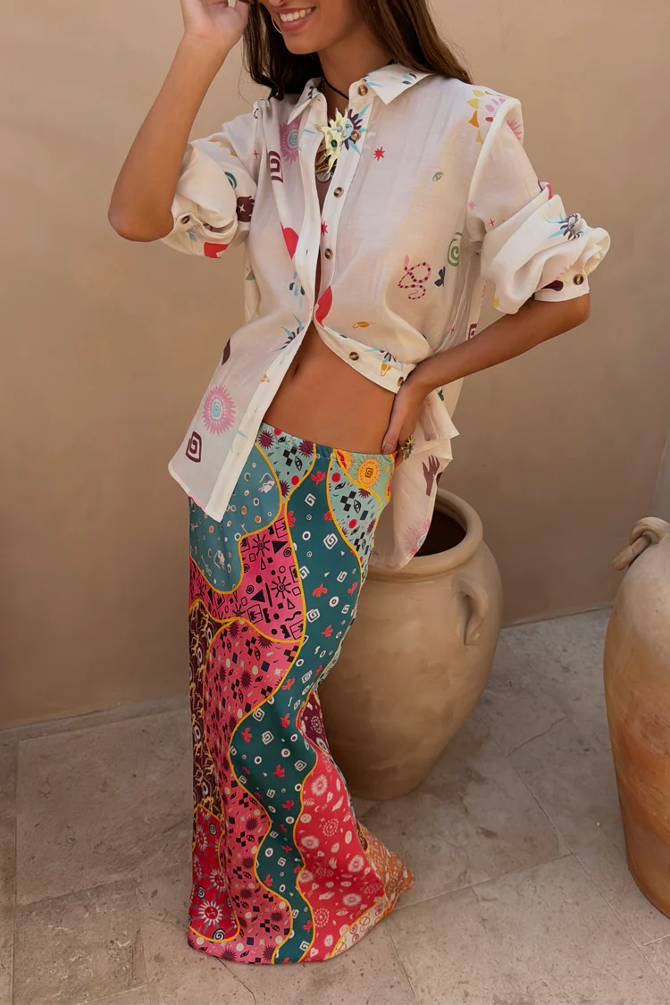 Pastel Morocco Dorris Skirt - Image 10