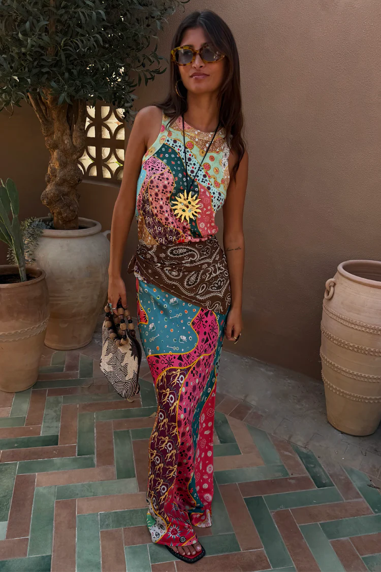 Pastel Morocco Dorris Skirt - Image 9