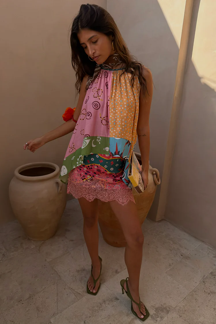 Pastel Morocco Mini Maeva Skirt - Image 5