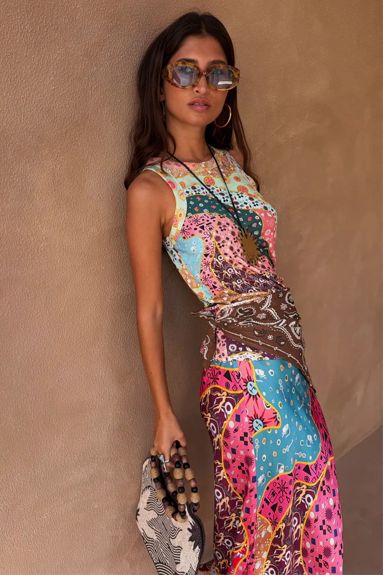 Pastel Morocco Rib Tank Top - Image 4