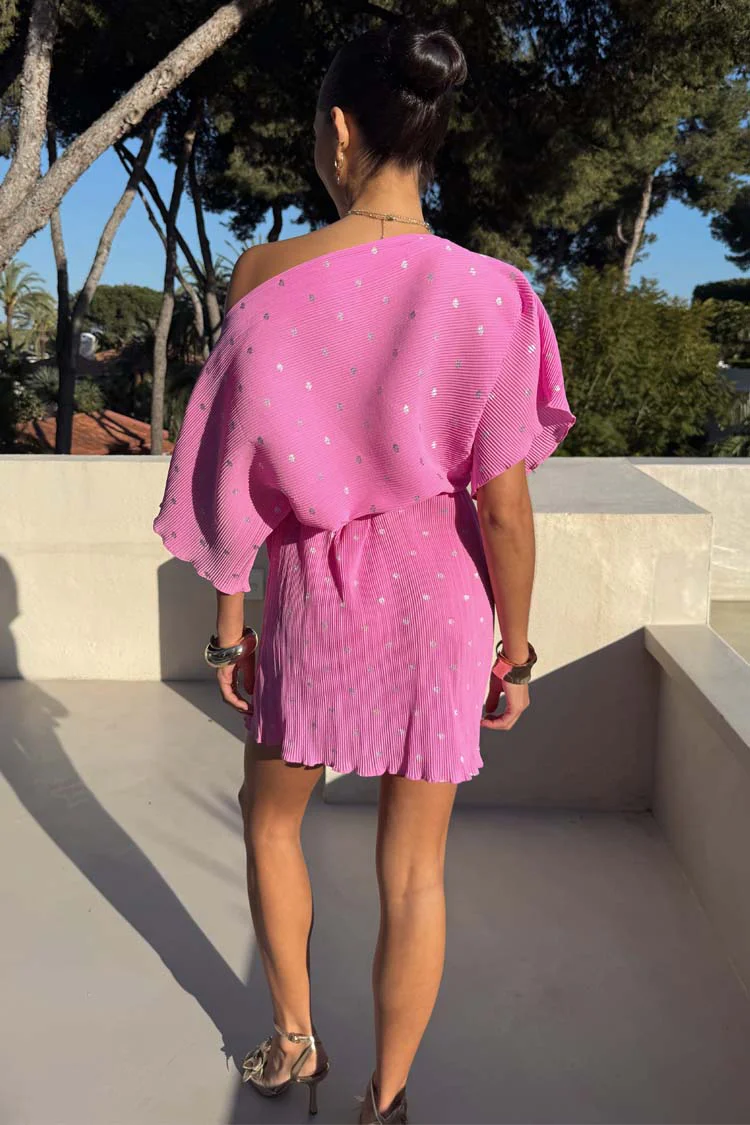 Petal Pink Mini Tilly Dress - Image 10