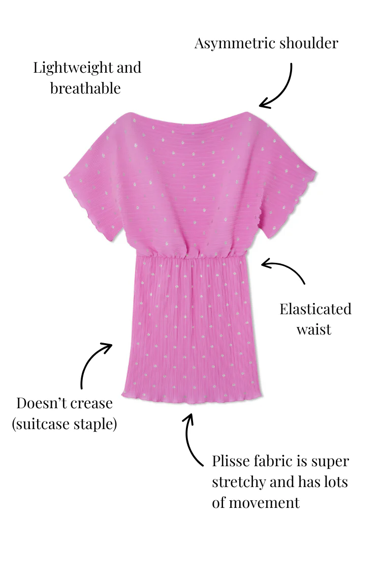 Petal Pink Mini Tilly Dress - Image 11