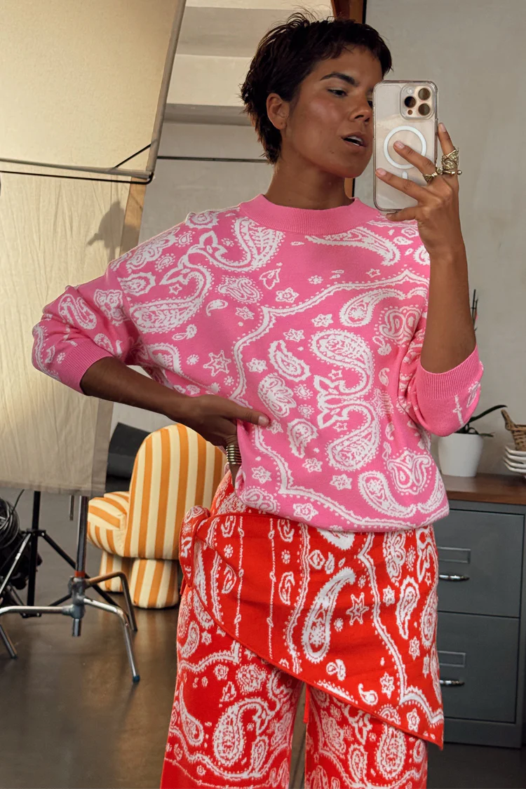 Pink Bandana Copenhagen Jumper - Image 6