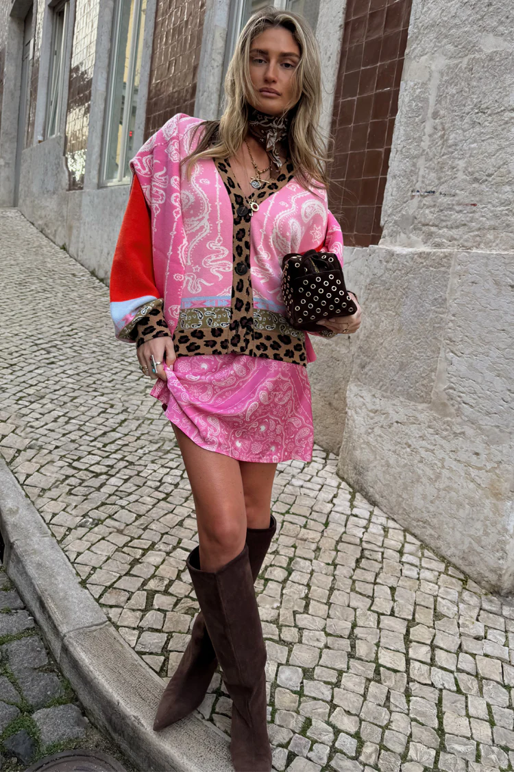 Pink Bandana Mini Dorris Skirt - Image 6