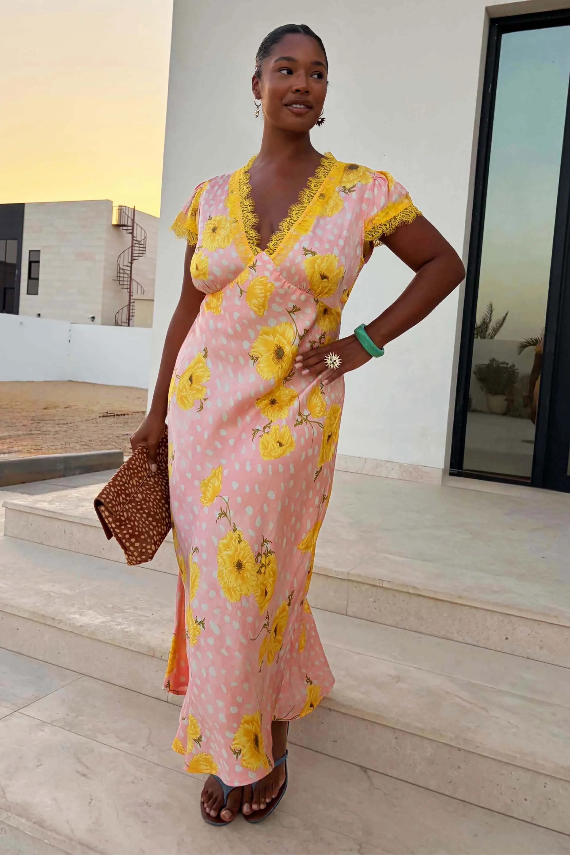 Pink Fawn Poppy Olivia Dress - Image 3