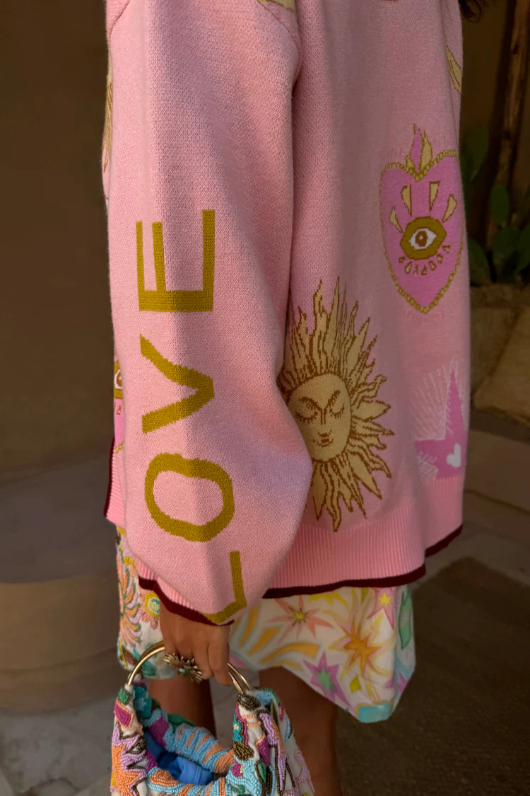 Pink Mystical Cardigan - Image 6
