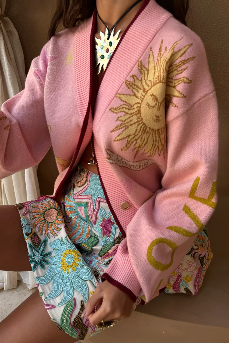Pink Mystical Cardigan - Image 7