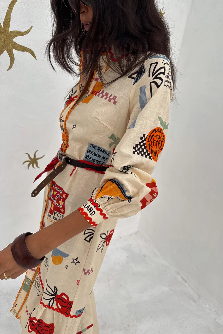Poema Shirt Dress - Image 7