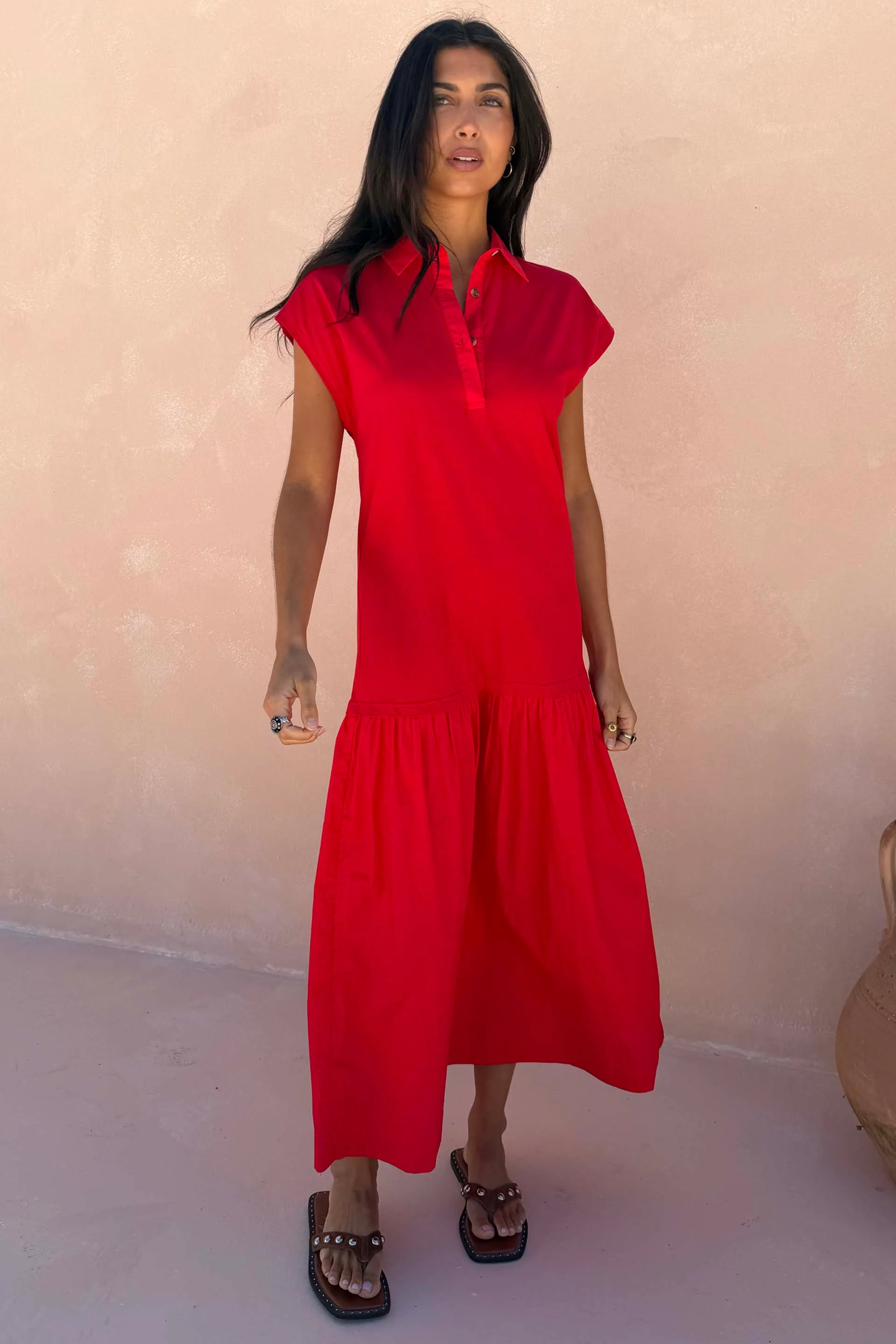 Red Darcy Dress - Image 3