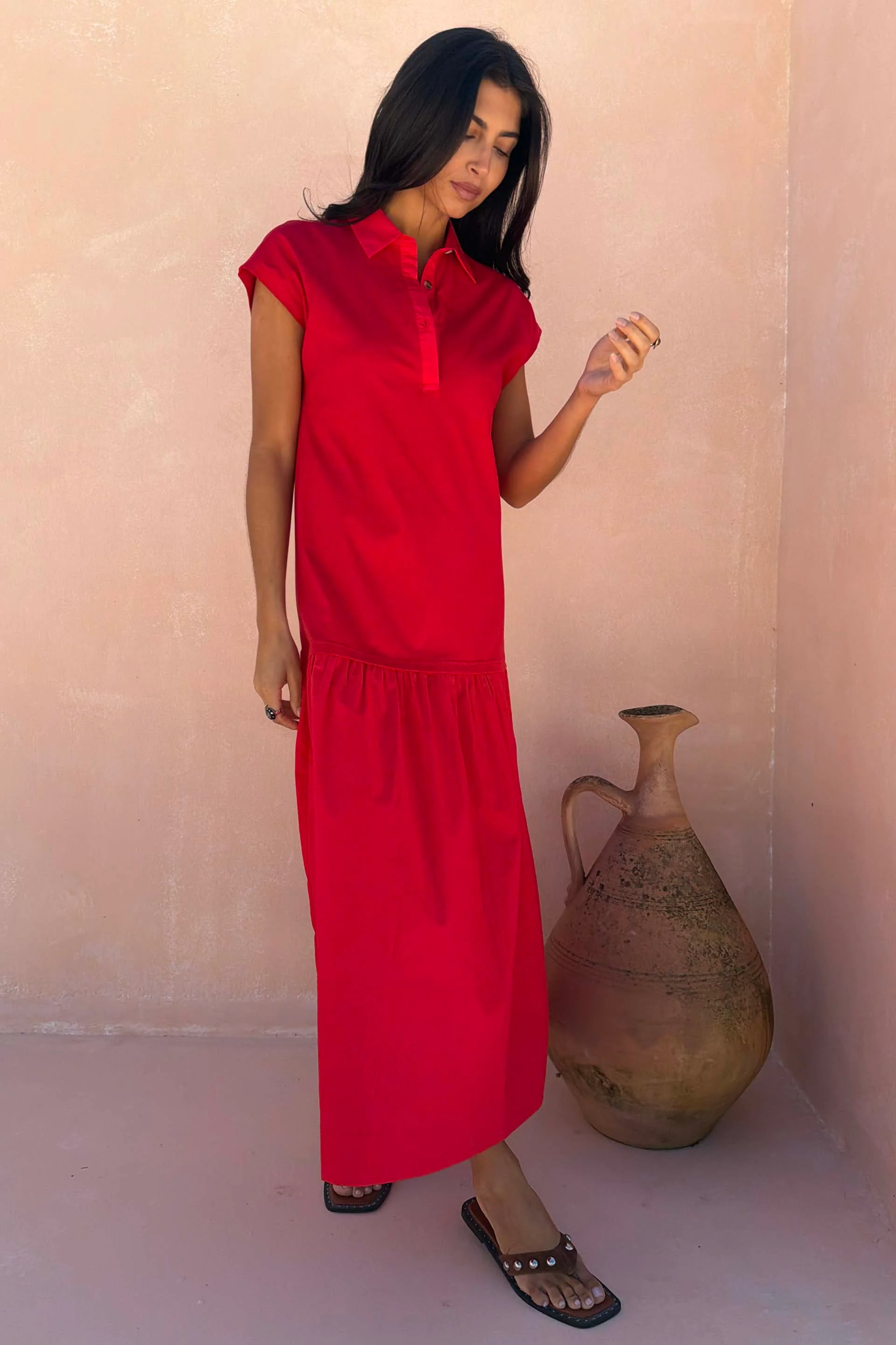 Red Darcy Dress - Image 5
