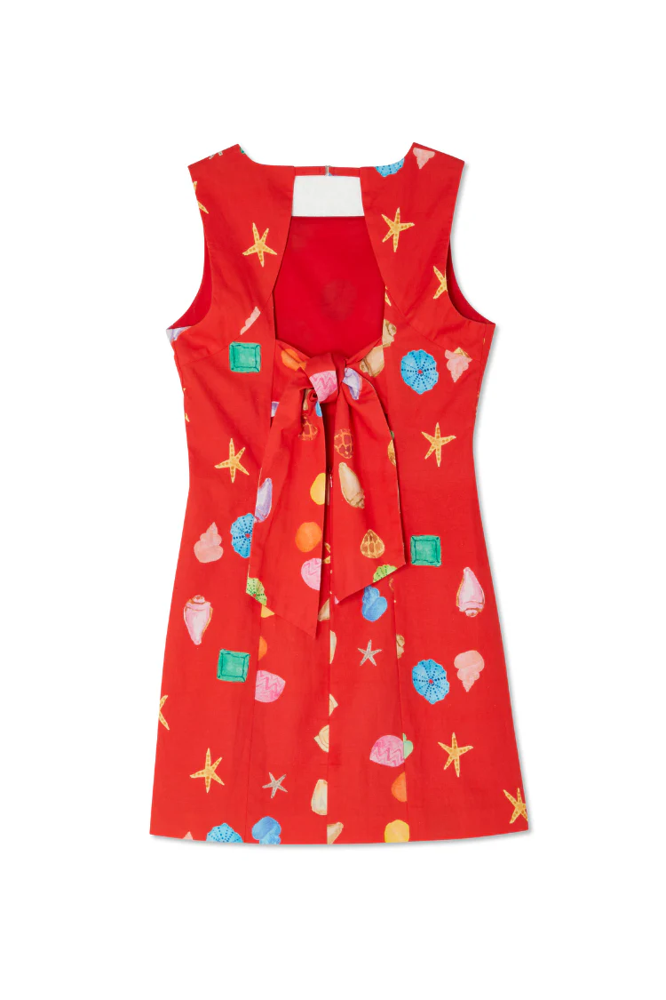 Red Shell Ioana Mini Dress - Image 12