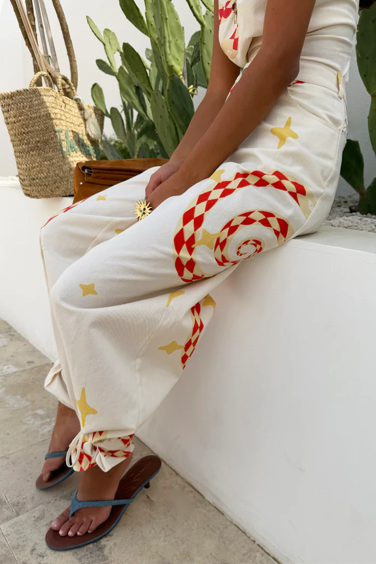 Snake Tie Side Trousers - Image 2