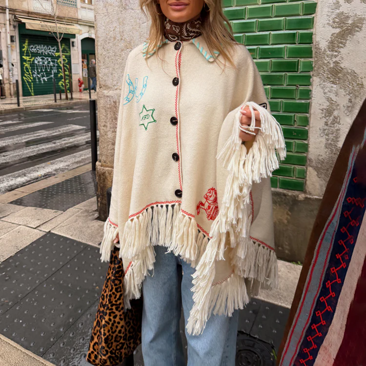 Western Knitted Cape