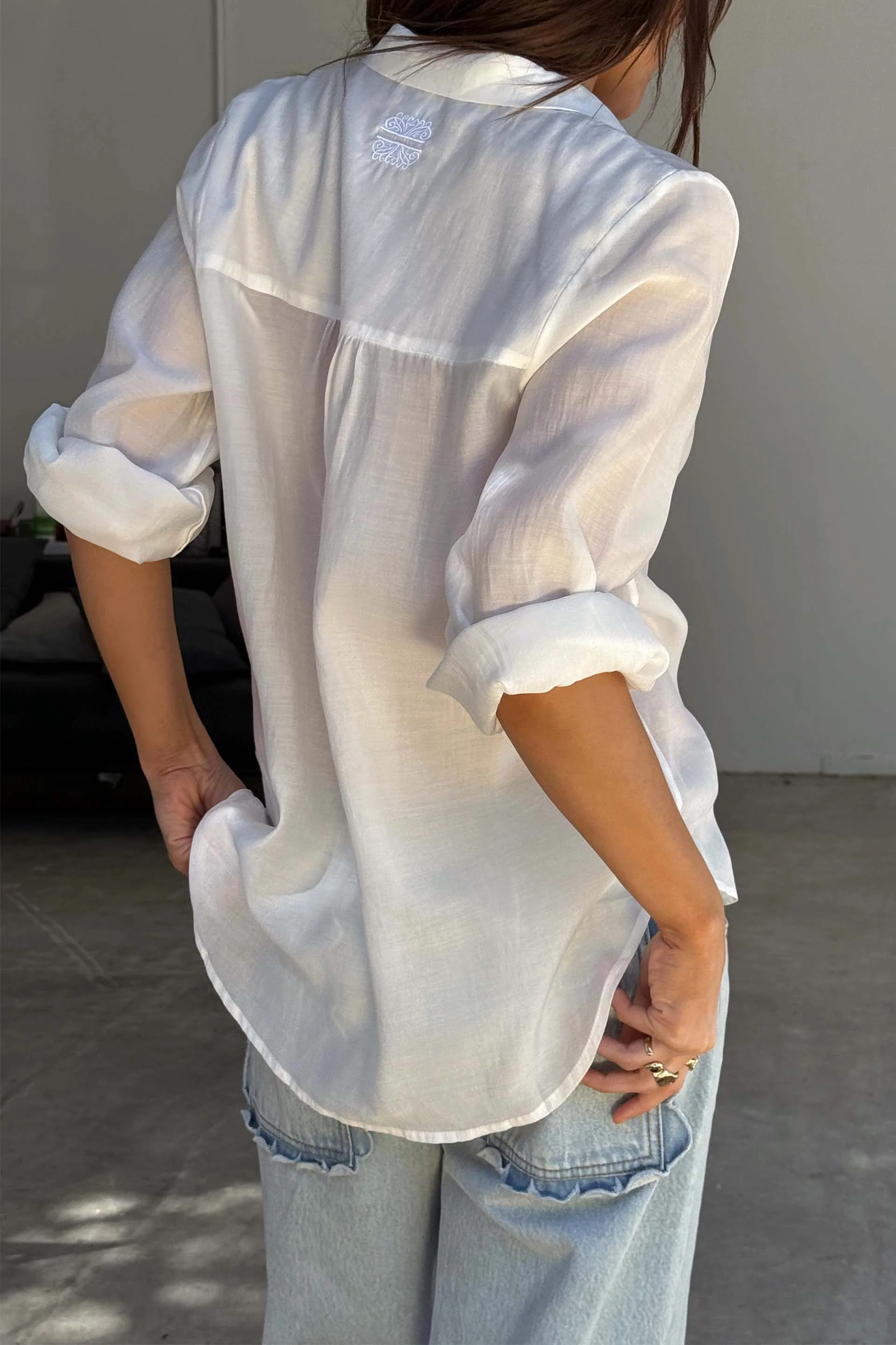 White Miley Shirt - Image 3