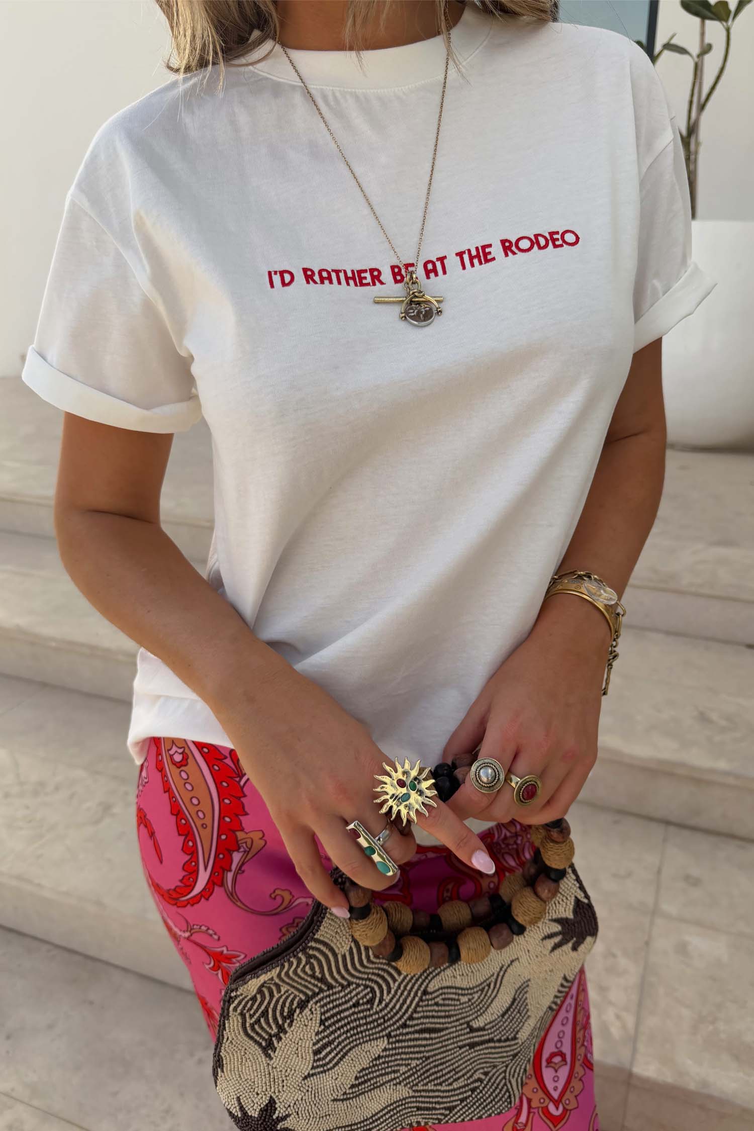White Rodeo T-Shirt - Image 7