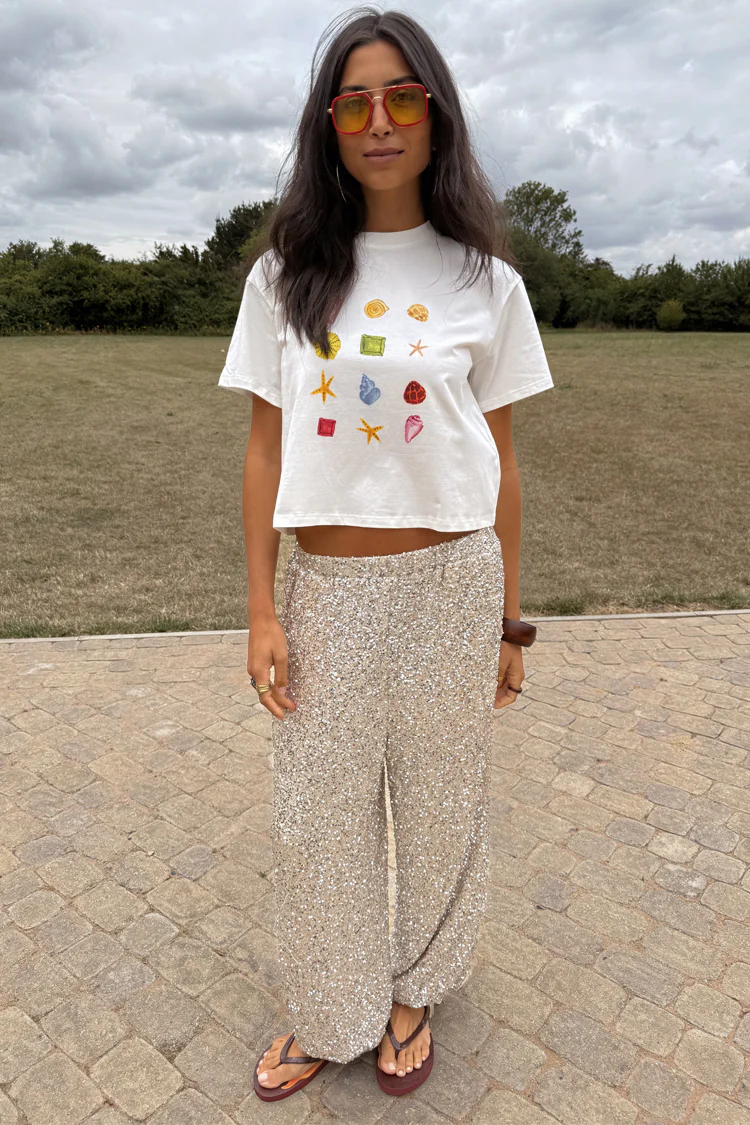 White Shell Ioana T Shirt - Image 7