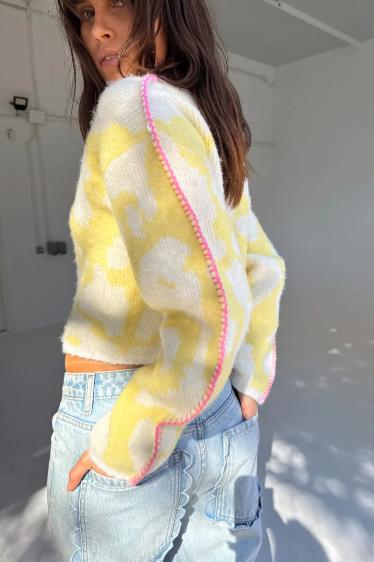 Yellow Zizi Cardigan - Image 6